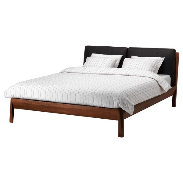 Каркас кровати СТОКГОЛЬМ, коричневый, Леирсунд - фото 2