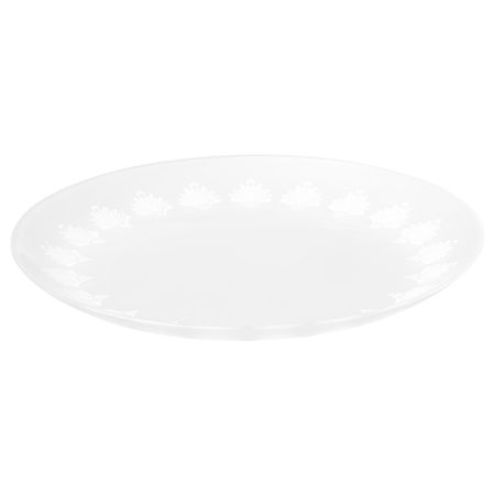 Блюдо, матовое стекло 32 см IKEA INBJUDEN ИНБЬЮДЕН 304.912.85