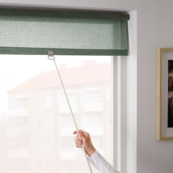 Рулонная штора, 100x250 см, зеленый IKEA LÅNGDANS ЛОНГДАНС 304.718.24 - схема-чертеж с размерами