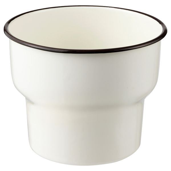 Кашпо, для дома, улицы/белый 15 см IKEA CITRONSYRA ЦИТРОНСЮРА 303.874.01 - фото 1