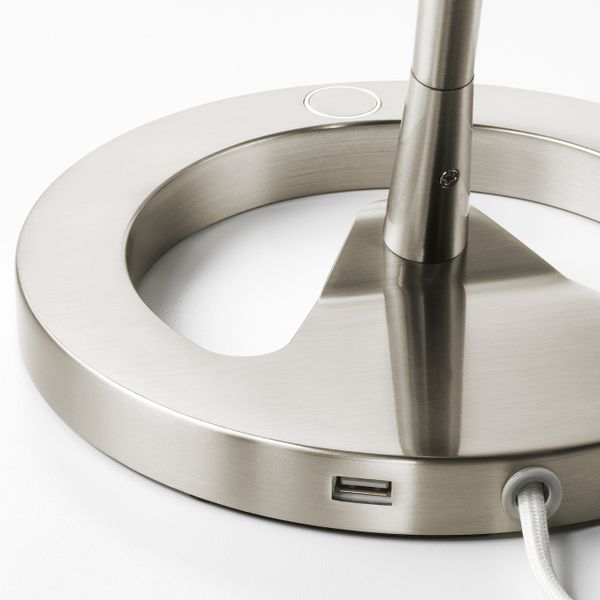 Лампа рабочая, никелированный белый IKEA NYFORS НИФОРС 403.561.97 - фото 5