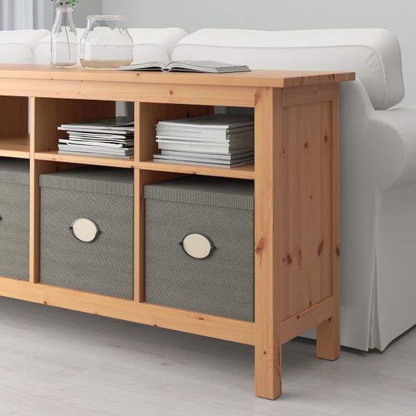 Консольный стол, светло-коричневый 157x40 см IKEA HEMNES ХЕМНЭС 203.886.46 - фото 4