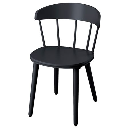Стул, антрацит IKEA OMTÄNKSAM ОМТЭНКСАМ 204.694.16
