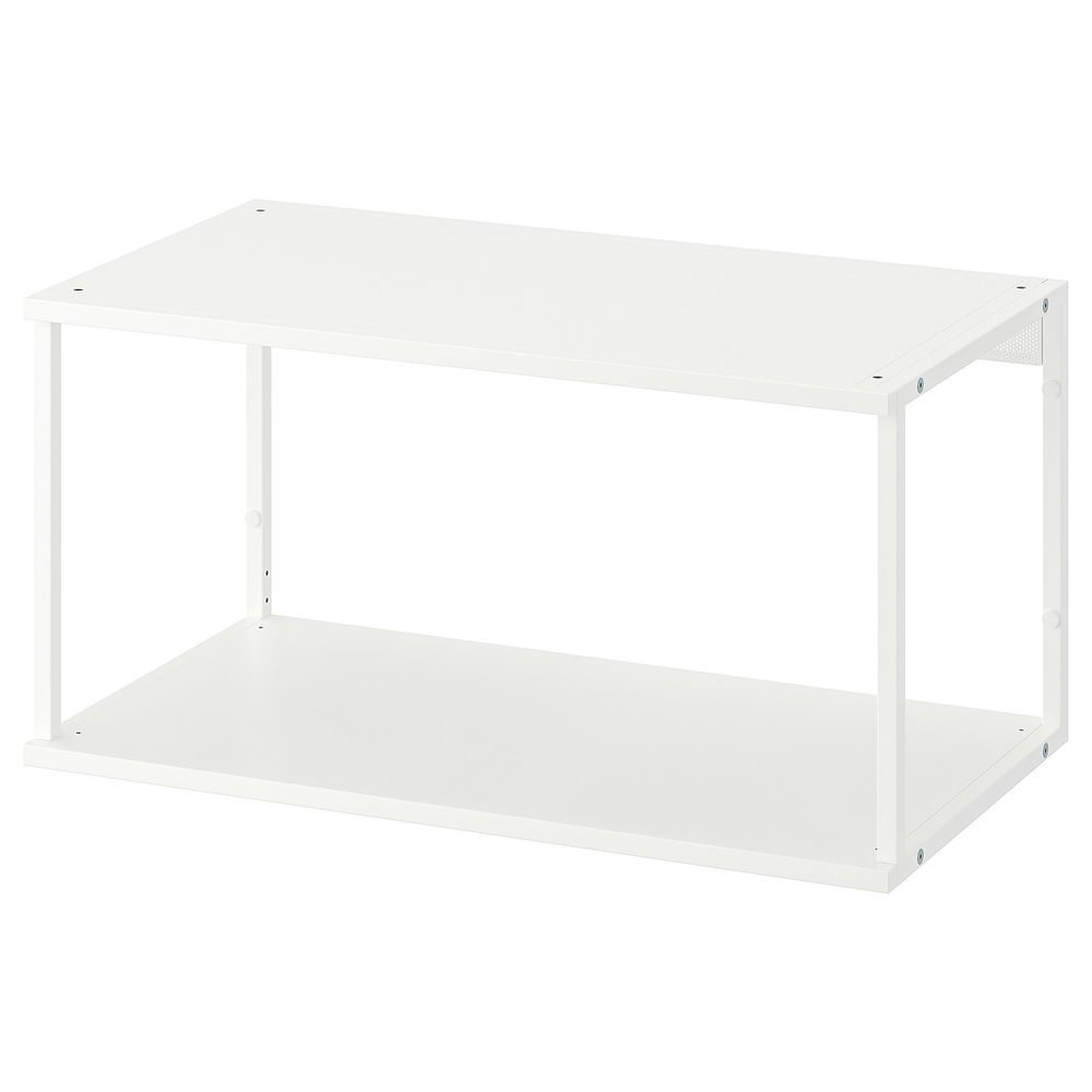 Открытый стеллаж, белый 80x40x40 см IKEA OPPHUS ОПХУС 504.525.46 - фото 1