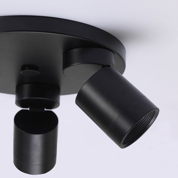 Потолочный софит, 3 лампы, антрацит IKEA NYMÅNE НИМОНЕ 004.150.85 - схема-чертеж с размерами