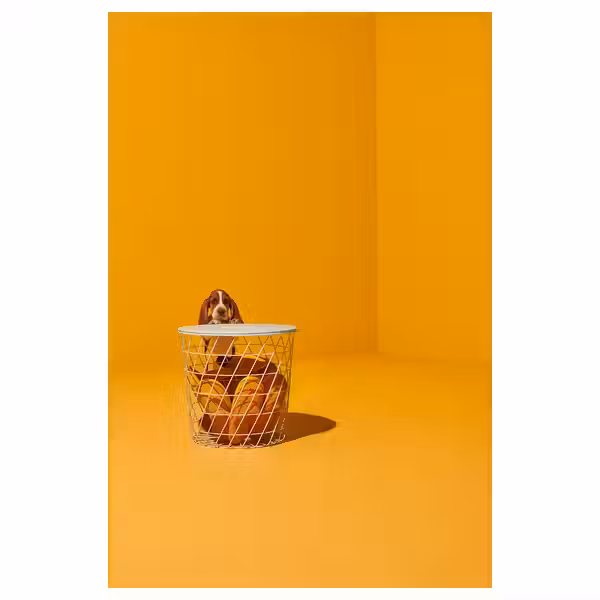 KVISTBRO Столик с отделениями д/хранения - белый 44 см - фото 3