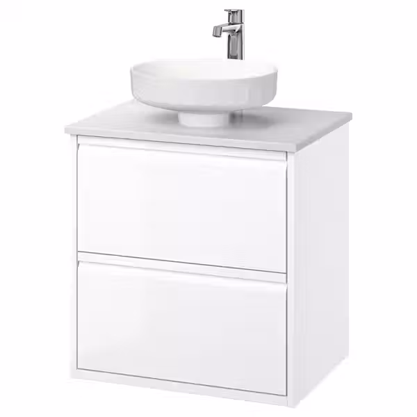 ÄNGSJÖN ЭНГШЁН / LERSJÖN Шкаф с ящиками/раковина/смеситель - фото 1