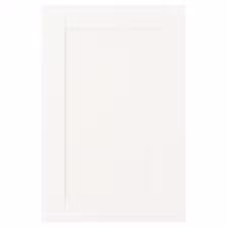 SANNIDAL Дверца с петлями - белый 40x60 см