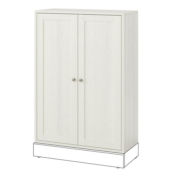 Шкаф, 81x35x123 см, белый IKEA HAVSTA ХАВСТА 603.891.92 - фото 2