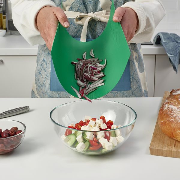 Гибкая разделочная доска, зеленый, ярко-зеленый, 28x36 см IKEA FINFÖRDELA ФИНФОРДЕЛА 405.596.80 - фото 3