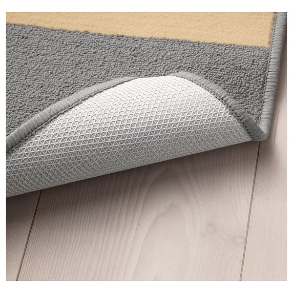 Ковер, короткий ворс, серый, разноцветный 120x180 см IKEA НОРУП 903.914.76 - схема-чертеж с размерами