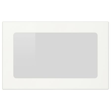 Стеклянная дверь ЛЬЮСВИК, белый (60x38 см)