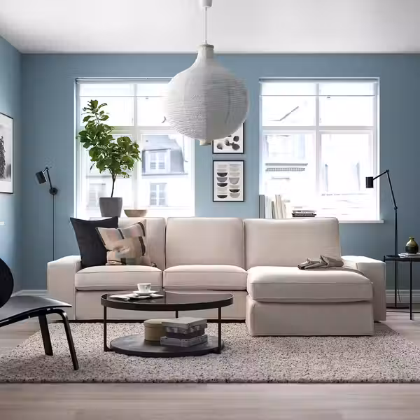 KIVIK 3-местный диван с козеткой - Tresund светло-бежевый - фото 2