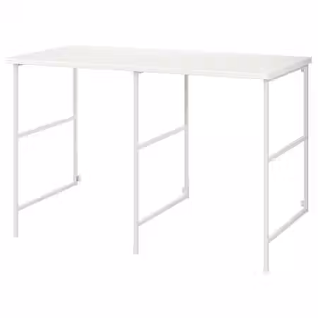 ENHET Комбинация д/хранения - белый/белый ламинат 139x63.5x87.5 см