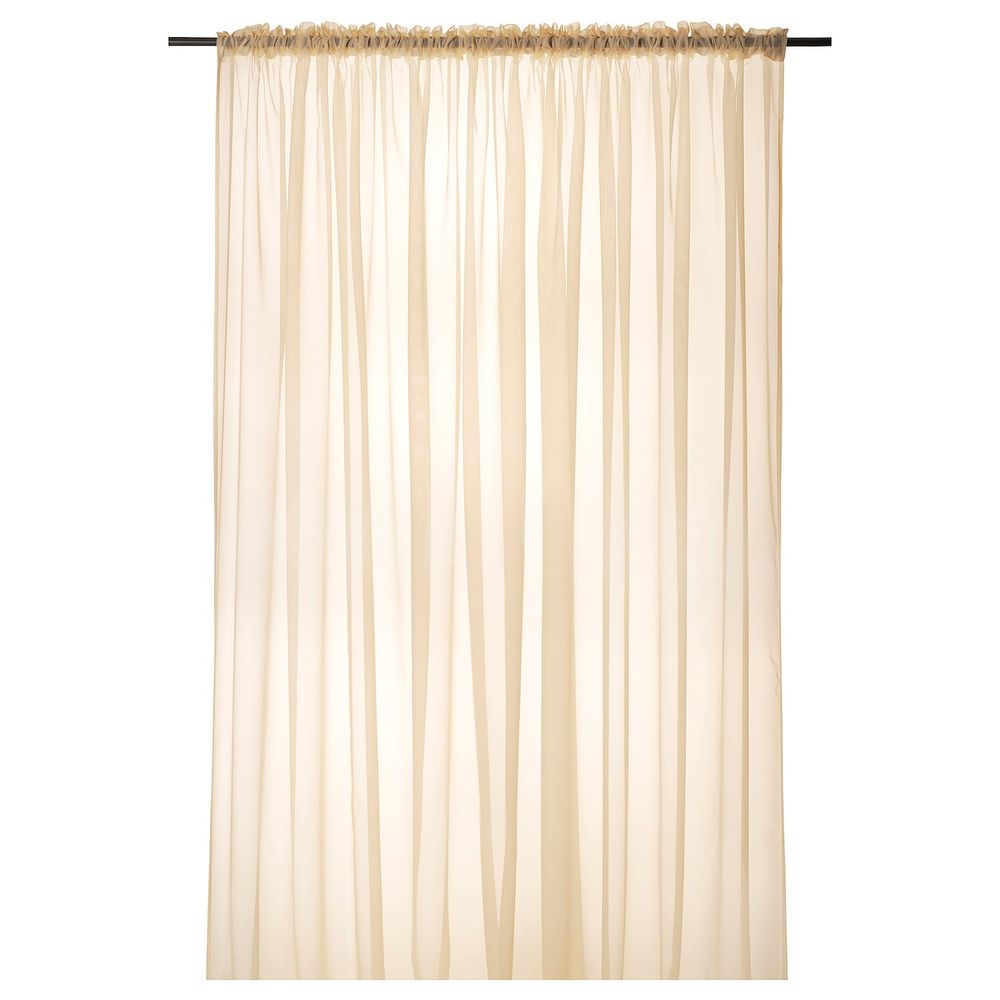 Гардина, бежевый 300x300 см IKEA REVLUMMER РЕВЛУММЕР 405.204.14 - фото 1