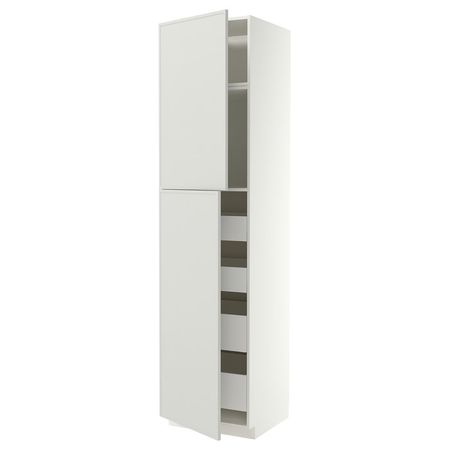 METOD / MAXIMERA Высокий шкаф/2дверцы/4ящика