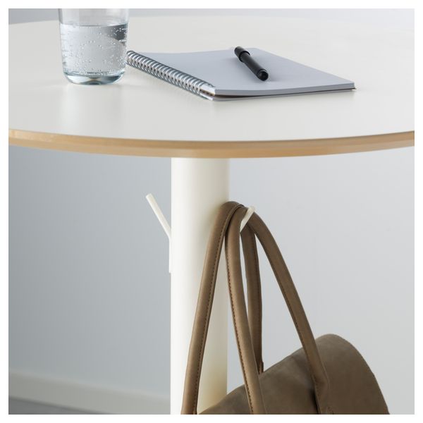 Барный стол БИЛЬСТА, белый, белый (70 см) - фото 3