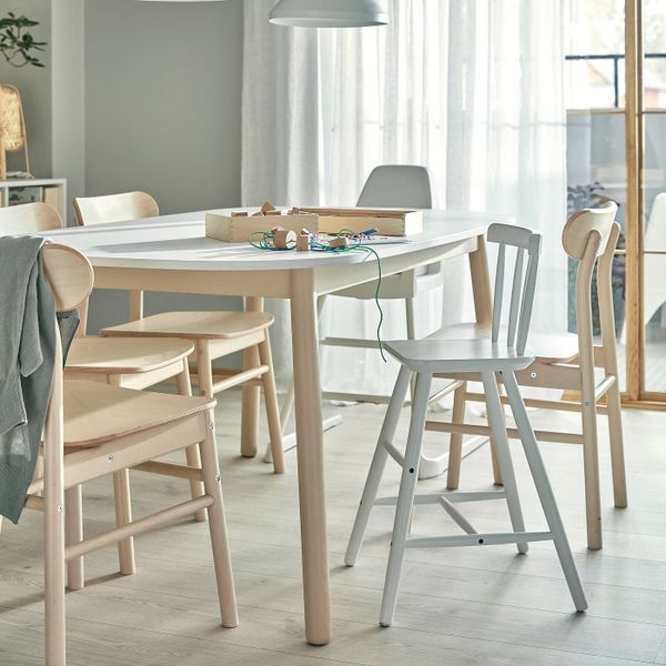 Детский стул, белый IKEA AGAM АГАМ 304.670.73 - фото 3