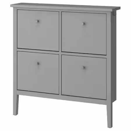 GULLABERG Галошница, 4 отделения - серый 105x22x107 см