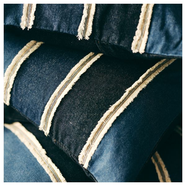 Чехол на подушку, 50x50 см, синий IKEA MÄVINN 405.520.42 - фото 4