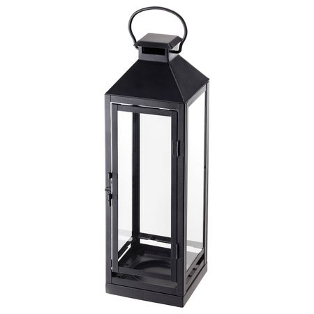 Фонарь дляформовой свечи,д/дома/улицы, черный 43 см IKEA LAGRAD ЛАГРАД 503.726.39