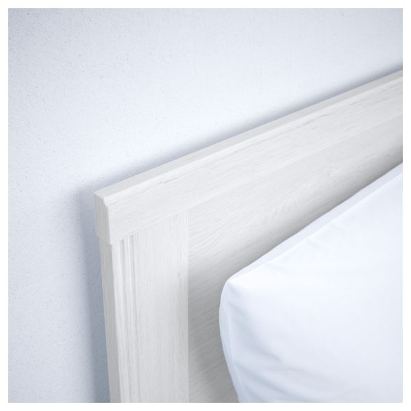 Каркас кровати БРУСАЛИ, белый, Лонсет - фото 3