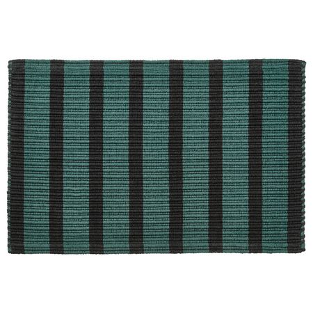 VÄGSKYLT Придверный коврик - сине-зеленый/чёрный 40x60 см