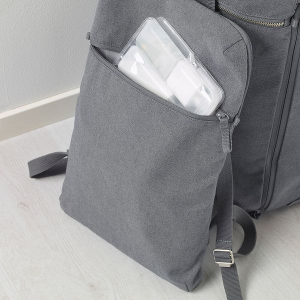 Сумка на колесиках и рюкзак, светло-серый IKEA ФОРЕНКЛА 103.736.12 - фото 5