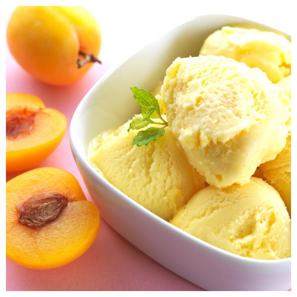 Ароматическая свеча в стакане СОММАР 2018, светло-розовый Абрикос и мороженое, оранжевый светло-розовый оранжевый (9 см) - схема-чертеж с размерами