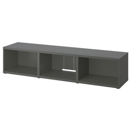BESTÅ Тумба под ТВ - темно-серый 180x40x38 см