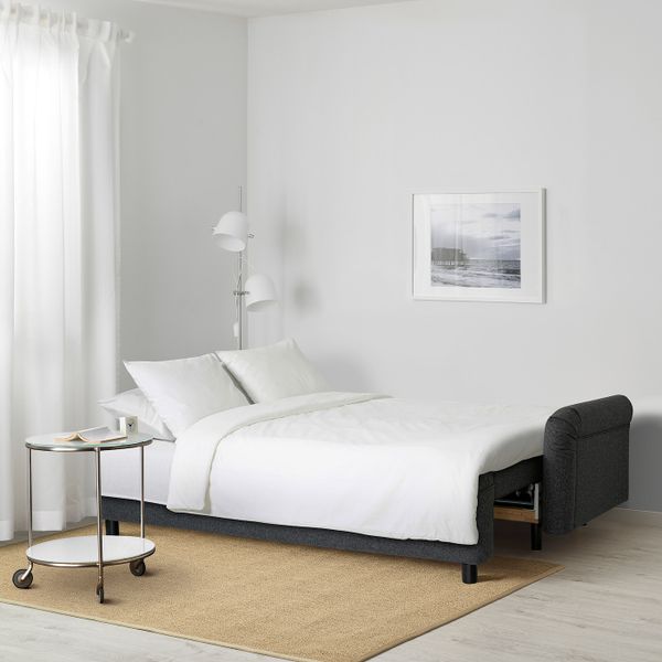 3-местный диван-кровать, Гуннаред темно-серый IKEA GRIMHULT ГРИМХУЛЬТ 104.853.89 - фото 3