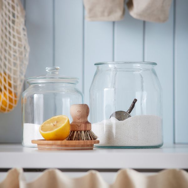 Банка с крышкой, прозрачное стекло 1.9 л IKEA VARDAGEN ВАРДАГЕН 403.731.92 - фото 8