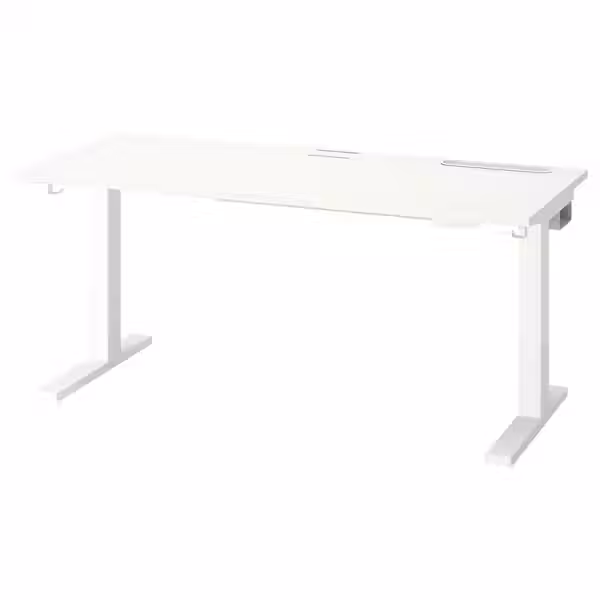 MITTZON МИТТЗОН Стол/трансф - электрический белый 140x60 см - фото 2