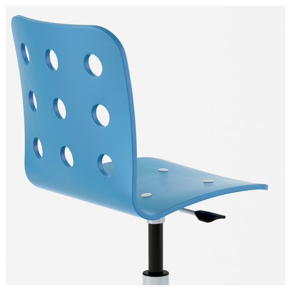 Детский стул для письменного стола ЮЛЕС, синий, серебристый - фото 3