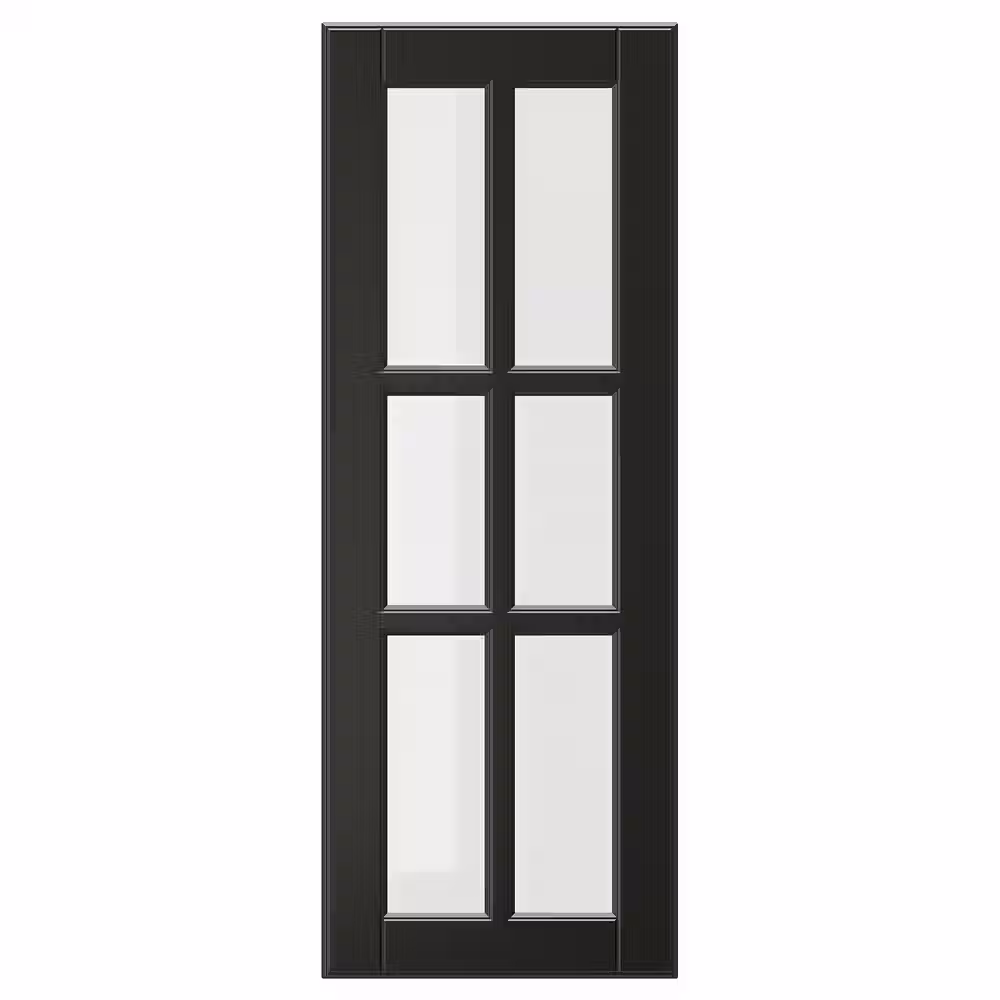 BODBYN Стеклянная дверь - чёрный 30x80 см - фото 1