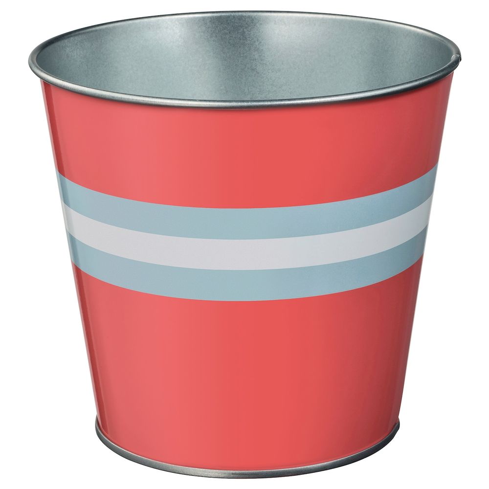 Кашпо, для дома, улицы красно-розовый 12 см IKEA КЭКИПЛОММОН 104.539.82 - фото 1