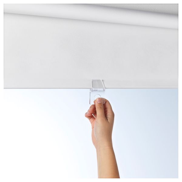 Рулонная штора, блокирующая свет ТУППЛЮР, белый - схема-чертеж с размерами