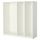 3 каркаса гардеробов, белый 200x58x201 см IKEA PAX ПАКС 398.953.38