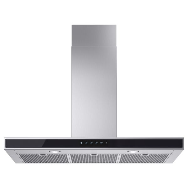 Колпак вытяжного шкафа стенного крепления КУЛИНАРИСК, нержав сталь, стекло - фото 1