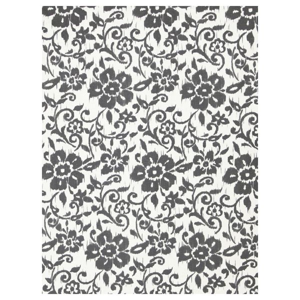 Ткань КУНГСЛИЛЬЯ, белый/темно-серый (150 см) - фото 1