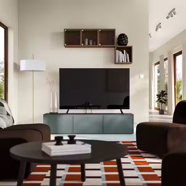 BESTÅ Тумба под ТВ, с дверцами - фото 3