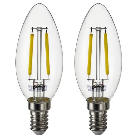 SOLHETTA Светодиодная лампочка E14 250 лм - свечеобразный/прозрачный