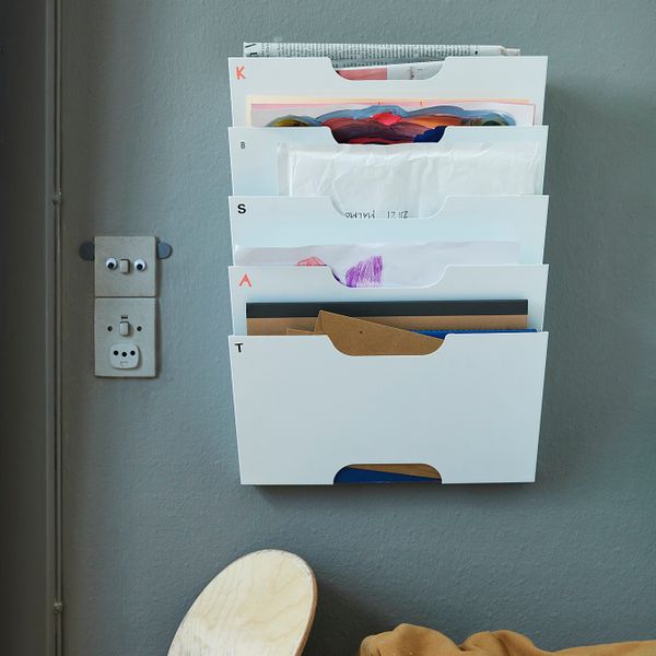 Газетница настенная, белый IKEA KVISSLE КВИССЛЕ 901.980.30 - фото 3