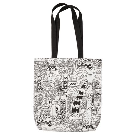 Сумка СТУНСИГ, Тропики (40x44 см)