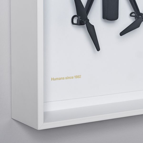 Настенное украшение, «дрон» белый 26x35 см IKEA ИКЕА АРТ-ИВЕНТ 2021 104.974.29 - фото 3