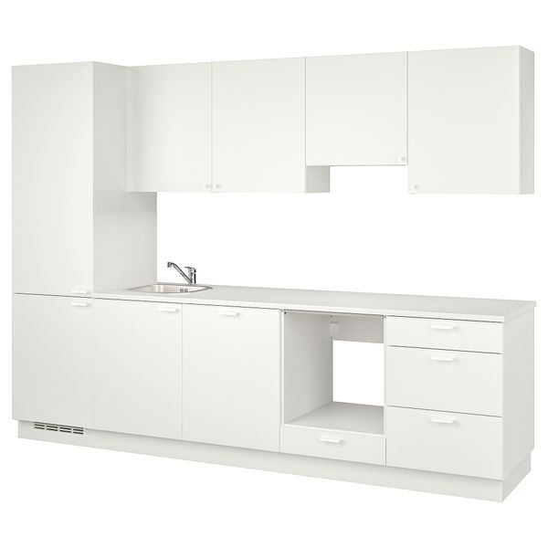 Кухня, белый, 301.5x63.5x222.5 см IKEA BEGIVENHET БЕГИВЕНХЕТ 094.374.17 - фото 2