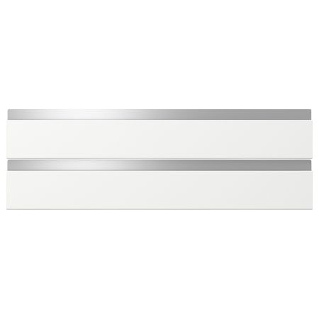 Фронтальная панель ящика НОДСТА, белый, алюминий