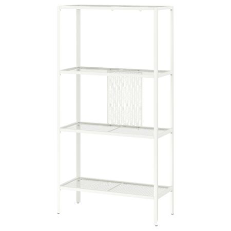 Стеллаж, металлический/белый 60x25x116 см IKEA BAGGEBO БАГГЕБО 404.838.74