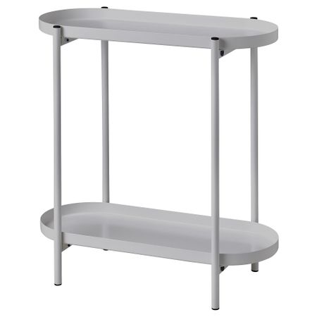 Пьедестал для цветов, для дома, улицы светло-серый, 56 см IKEA OLIVBLAD ОЛИВБЛАД 805.607.71
