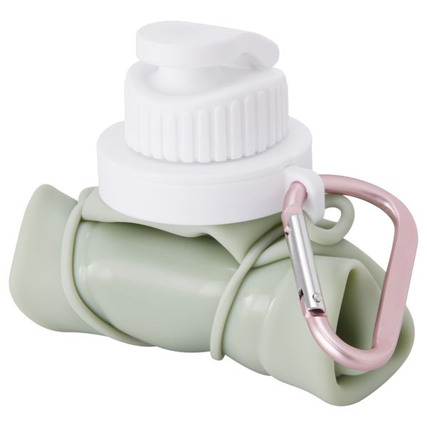 Бутылка для воды, складная, зеленый 23 см IKEA FJÄRMA ФЭРМА 004.256.78 - фото 2